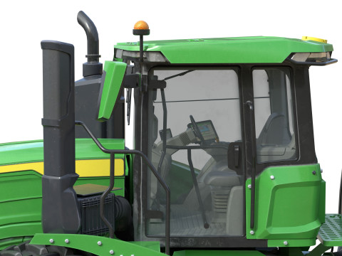 존디어 트랙터 9r-440 3D 모델