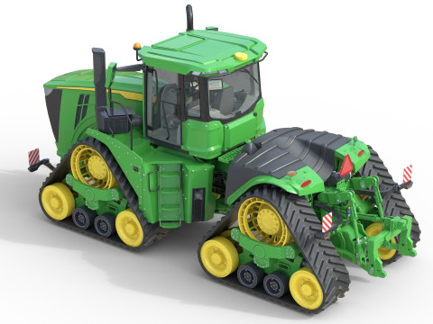 Tracteur John Deere 9rx-640 Modèle 3D
