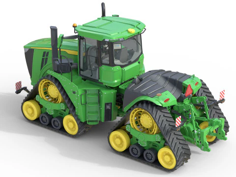 John Deere Tractor 9rx-640 3D Model