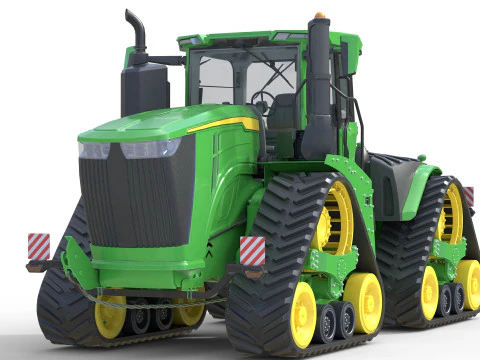 John Deere Tractor 9rx-640 3D Model