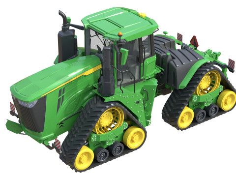 Tracteur John Deere 9rx-640 Modèle 3D