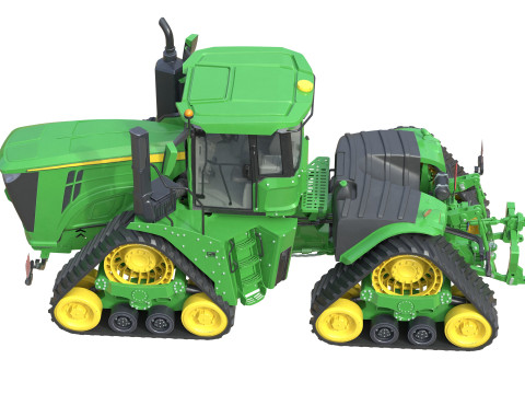 Tracteur John Deere 9rx-640 Modèle 3D
