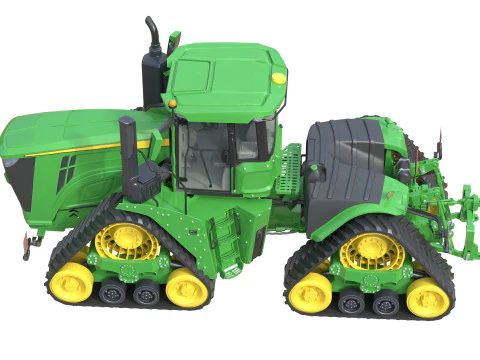 John Deere Tractor 9rx-640 3D Model
