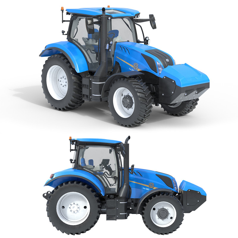 Tracteur New Holland T6 Modèle 3D .c4d .max .obj .3ds .fbx .stl .blend