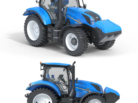 Trattore New Holland T6 Modello 3D