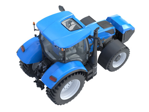 Tracteur New Holland T6 Modèle 3D