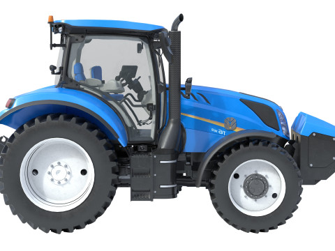 Tracteur New Holland T6 Modèle 3D