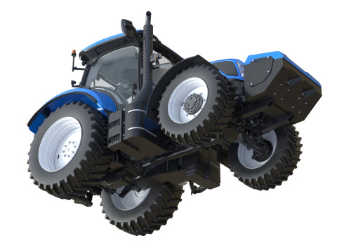 Tracteur New Holland T6 Modèle 3D