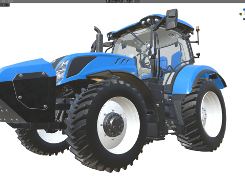 Tracteur New Holland T6 Modèle 3D