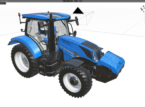 Tracteur New Holland T6 Modèle 3D