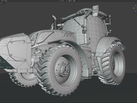 Tracteur New Holland T6 Modèle 3D