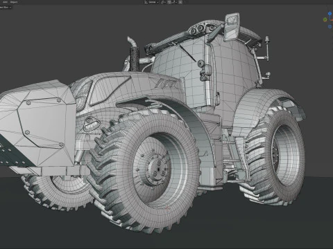 NewHolland Tractor T6 3D Model