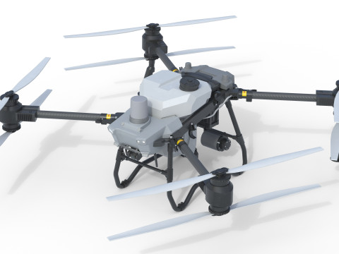 DJI AGRAS T50农业无人机 3D 模型