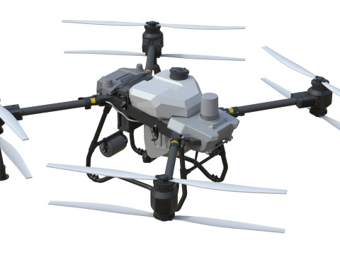 DJI AGRAS T50农业无人机 3D 模型