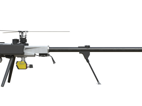 Helikopter elektryczny Vapor 55 MX Model 3D