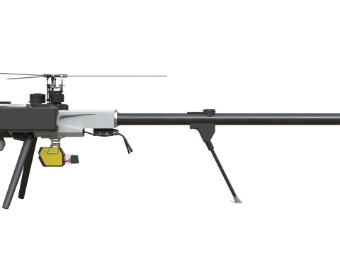 Vapor 55 MX electric helicopter 3D Model