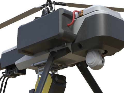 Helikopter elektryczny Vapor 55 MX Model 3D