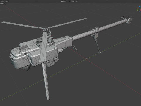 Helikopter elektryczny Vapor 55 MX Model 3D