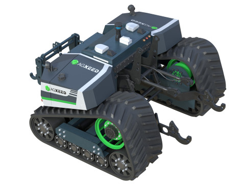 Agxeed AgBot 5 自律型トラクター 3Dモデル