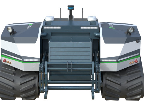 Agxeed AgBot 5 自律型トラクター 3Dモデル