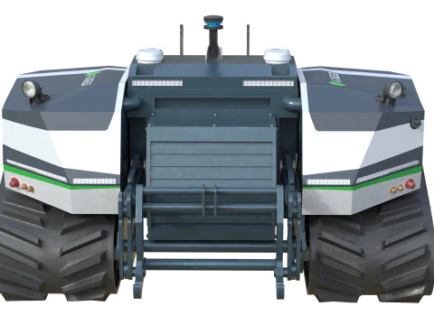 Agxeed AgBot 5 autonomous tractor 3D Model