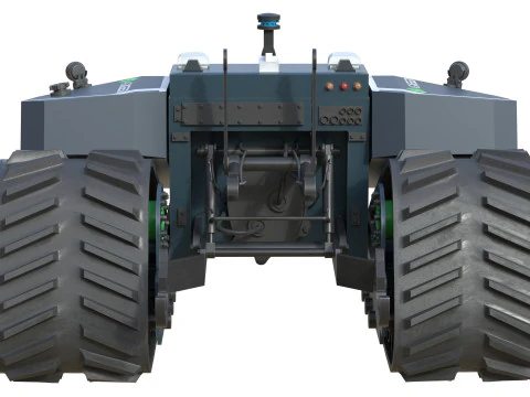 Agxeed AgBot 5 autonomous tractor 3D Model