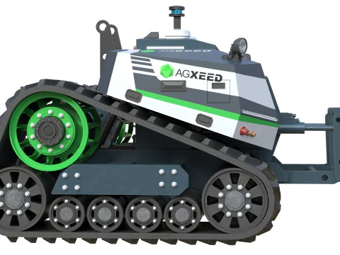 Agxeed AgBot 5 autonomous tractor 3D Model