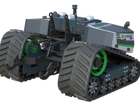 Agxeed AgBot 5 autonomous tractor 3D Model