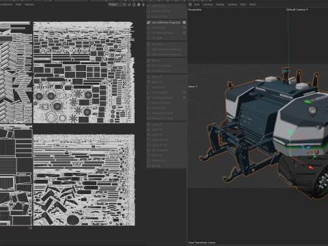 Agxeed AgBot 5 autonomous tractor 3D Model