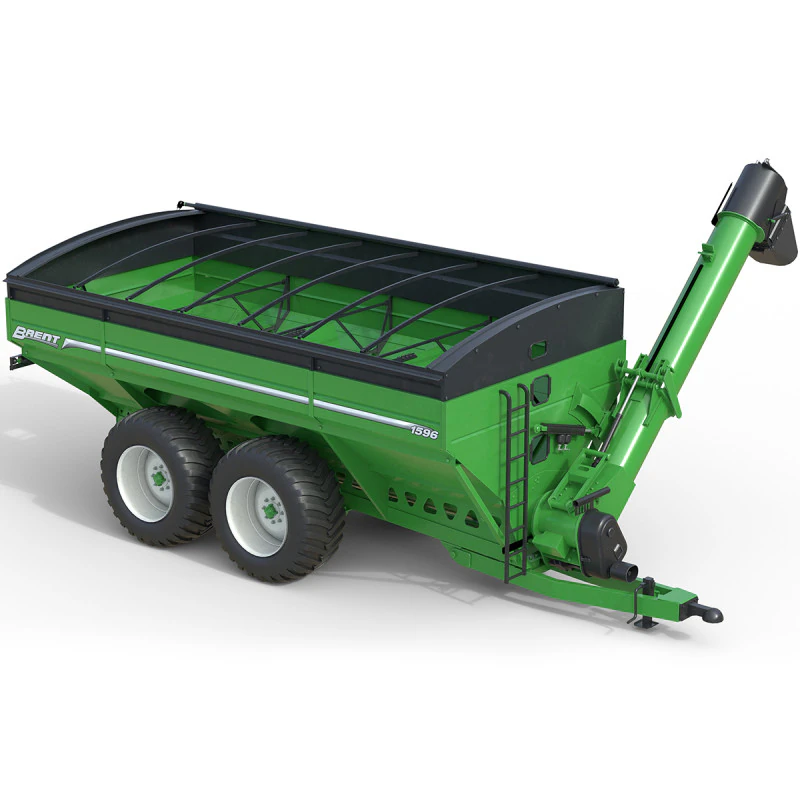 Brent 1596 Dual Auger Grain Cart 3D Model .c4d .max .obj .3ds .fbx .stl .blend 