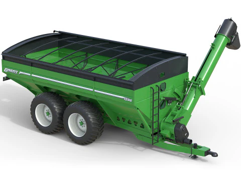 Carrello per cereali a doppia coclea Brent 1596 Modello 3D