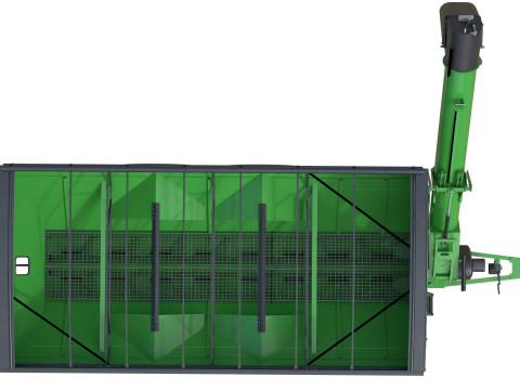 ब्रेंट 1596 डुअल ऑगर ग्रेन कार्ट 3D मॉडल