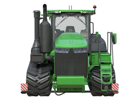 Trattore cingolato John Tractor 9RT Modello 3D