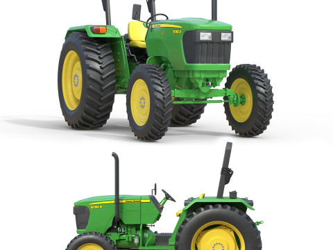 Tracteur John Deere 5050D Modèle 3D