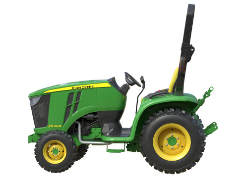 John Deere 3046R Kompakter Nutztraktor 3D Modell