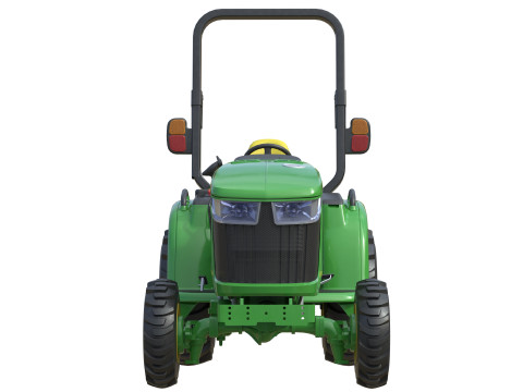 John Deere 3046R Kompakter Nutztraktor 3D Modell