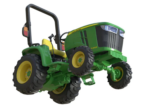 John Deere 3046R Compact Utility Tractor 3D Model