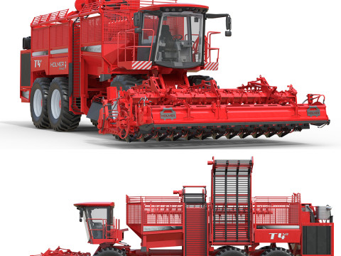 Arracheuse de betteraves Holmer Terra Dos T40-40 Modèle 3D