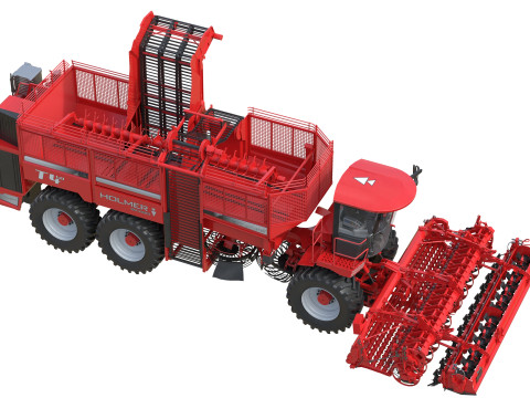 Holmer Terra Dos T40-40 pancar hasat makinesi 3D Model