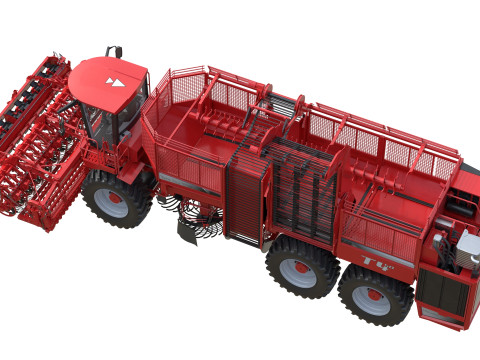 Holmer Terra Dos T40-40 pancar hasat makinesi 3D Model