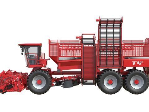 Holmer Terra Dos T40-40 pancar hasat makinesi 3D Model