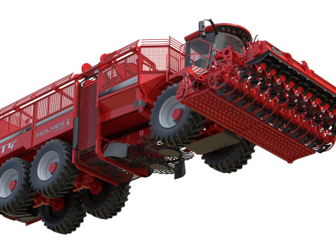Holmer Terra Dos T40-40 pancar hasat makinesi 3D Model