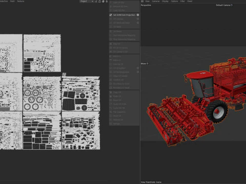 Holmer Terra Dos T40-40 beet harvester 3D Model