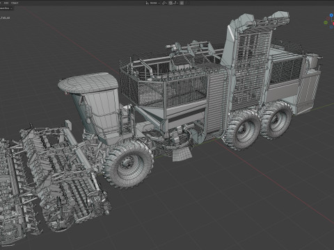 Holmer Terra Dos T40-40 pancar hasat makinesi 3D Model