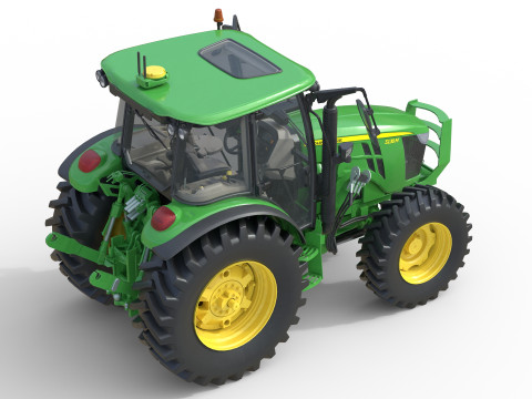 존 데리 5130M 트랙터 3D 모델