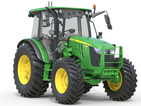 Traktor John deree 5130M Model 3D