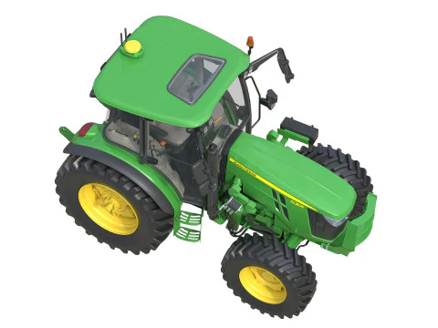 Traktor John deree 5130M Model 3D