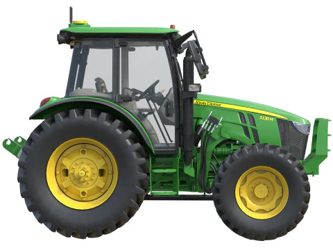 Traktor John deree 5130M Model 3D