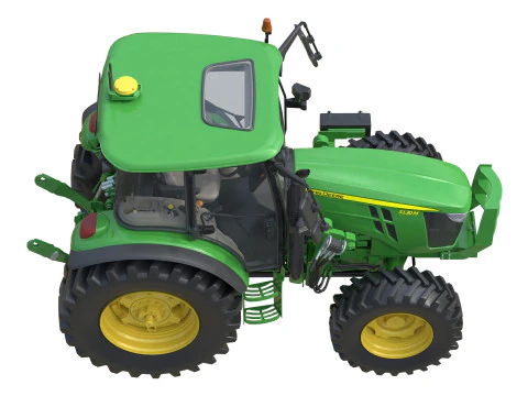 Traktor John deree 5130M Model 3D