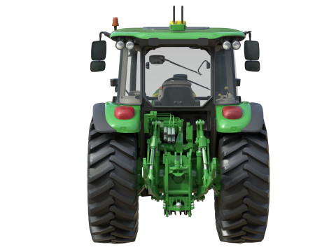 존 데리 5130M 트랙터 3D 모델